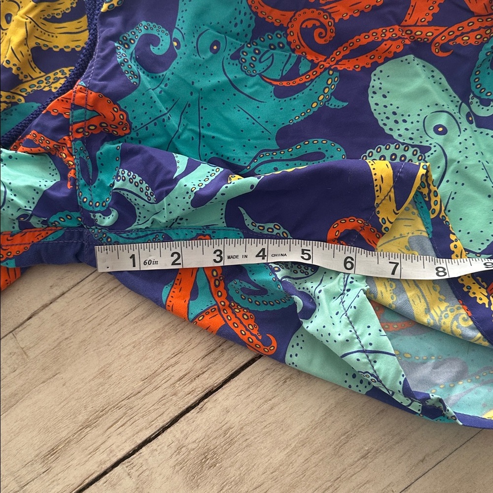 Vilebrequin Men's Moorea Octopus-Print Swim Trunks vibrant marine XXXL - Picture 9 of 9